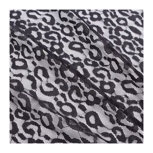 קלאסי נמר למכירה מתיחה קל משקל סרוג ניילון תחרה בד עבור הלבשה תחתונה - Product Image 1