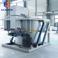 250kg 300kg Aluminiums chrott Dosen Gasofen Hersteller für Schmelz abfall draht und Druckguss barren Produktions linie Maschine