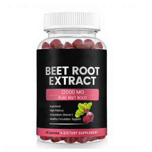 Gummies de Betterave 4-en-<span class=keywords><strong>1</strong></span> OEM, Supplément de <span class=keywords><strong>Vitamine</strong></span> <span class=keywords><strong>B12</strong></span>, Gummies de Betterave Énergisants pour Adultes, Entièrement Naturels - Product Image 1