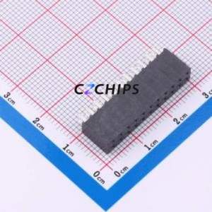 SSW-111-01-T-D Pin Socket Through hole Component (THT),P=2.54mm Connector 2.54mm 2.54mm Through Hole Double Row - Product Image 1