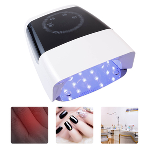 BIN 132W <span class=keywords><strong>Pro</strong></span> Lampe à ongles LED UV rechargeable sans fil Grand espace Séchoir à ongles de salon à durcissement rapide - Product Image 1