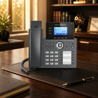 Téléphone IP Gigabit GrandStream GRP2604 avec lignes SIP, voix HD, Opus, 10 touches BLF, multi-lignes, VoIP, système d'exploitation Linux, téléphone de bureau, entreprise