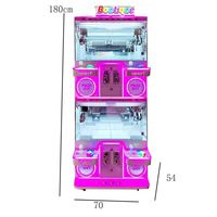 Vente en gros de jouets en peluche super doux, mignons et amusants pour machine à griffes, et de mini-machines à griffes 4P Maga à monnayeur