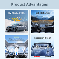 5% 15% 20% 35% 50% 70% VLT haute vision Solaire Fenêtre De La Voiture Film de voiture film fenêtre teinte incassable