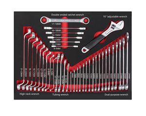 48PCS EVA Foam <strong>Auto</strong> Car Repair Vehicle Combination Flexible Wrench <strong>Spanner</strong> <strong>Set</strong> of Flare Nut Torque Combination Wrench <strong>Set</strong> - Product Image 5