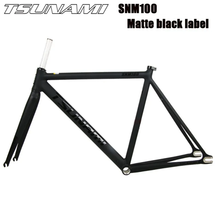 Alloy bicycle frame 700c mountain road bike frame Aluminum alloy racing track bicycle Fixed Gear BIKE Frame+front fork