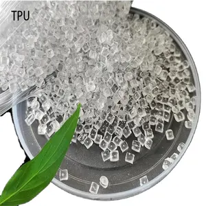 Poliuretanos termoplásticos Gránulos de resina de TPU transparente para fundas de teléfono Coche de película
