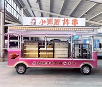 Nouvelle arrivée voiture électrique à quatre roues petit déjeuner mobile manger voiture-restaurant multifonctionnelle rapide et pratique pour les ventes