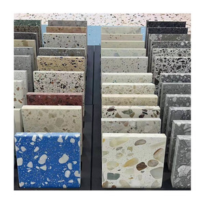 Carreaux de sol en pierre artificielle, carreaux en pierre de terrazzo, carreaux en porcelaine, carreaux de terrasse en azulejos 30x30 pour le revêtement de sol - Product Image 1