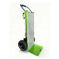 Chariot électrique haute performance pour monter les escaliers avec chenilles en caoutchouc, capacité de charge de 400 kg, pour le transport de marchandises en entrepôt