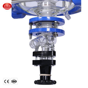 Reactor de vidrio de mezcla industrial químico con camisa al vacío de 50 litros - Product Image 6