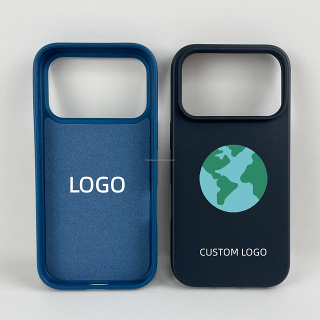 Eco Magnetic Case with Flocking Inside Biodegradable Magnetic for iPhone 17 Pro Max 16 15 14 13 12 Wholesale Custom Soft TPU