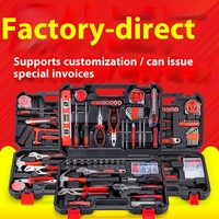 Juego de Herramientas Combinadas para Mantenimiento Manual, Electricidad y Carpintería, con Garantía de 1 Año y Estuche Rígido, Venta al Por Mayor OEM