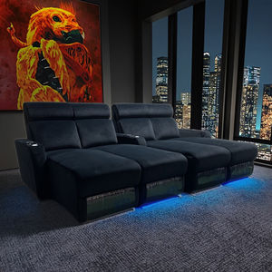 เก้าอี้โซฟาปรับเอนได้สำหรับโฮมเธียเตอร์ทันสมัยผ้านุ่มทนทานสำหรับโฮมเธียเตอร์ - Product Image 1