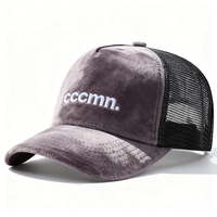 Gorra Trucker de 5 Paneles con Malla Trasera, Estilo Profesional, Mezcla de Algodón y Poliéster, con Logotipo Bordado Personalizado, para Hombre y Mujer, al por Mayor