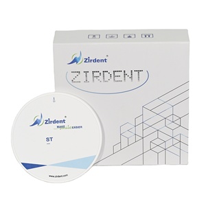 Zirconium blanc haute résistance Zirdent ST Sinocera 43% translucide, blocs dentaires, <span class=keywords><strong>disque</strong></span> de laboratoire Cad Cam, personnalisation gratuite, approuvé CE - Product Image 6