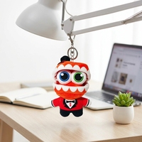 Nouveau produit transfrontalier très populaire : Jouet en peluche Magic Digital Circus Crystal super doux, rembourré de coton PP, cadeau pour enfants, porte-clés et pendentif