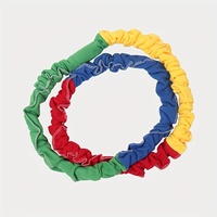 Corde de résistance en latex colorée pour exercices multidirectionnels de tirage à la corde, idéale pour les activités de team building en extérieur, les jeux de fête et les festivals