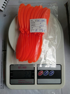 Elica in Plastica a <span class=keywords><strong>2</strong></span> Pale con Elastico HY001-01006 9.5'' Colore Arancione - Product Image 5