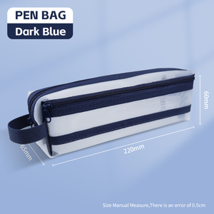 2025 Nieuwe Collectie Cool Briefpapier Potlood Zak Mesh Dubbellaags Rits Zakje Voor Meisjes En Jongens <span class=keywords><strong>College</strong></span> High School Student