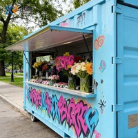 Kiosque alimentaire pop-up compact et économique pour hôtels : snack-bar, pâtisserie, café, mini-bar à cocktails