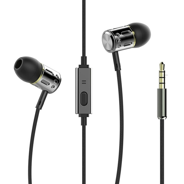 New Hot Selling Noise Cancelling Metal Headphones In-Ear with Microphone Wired Headphones