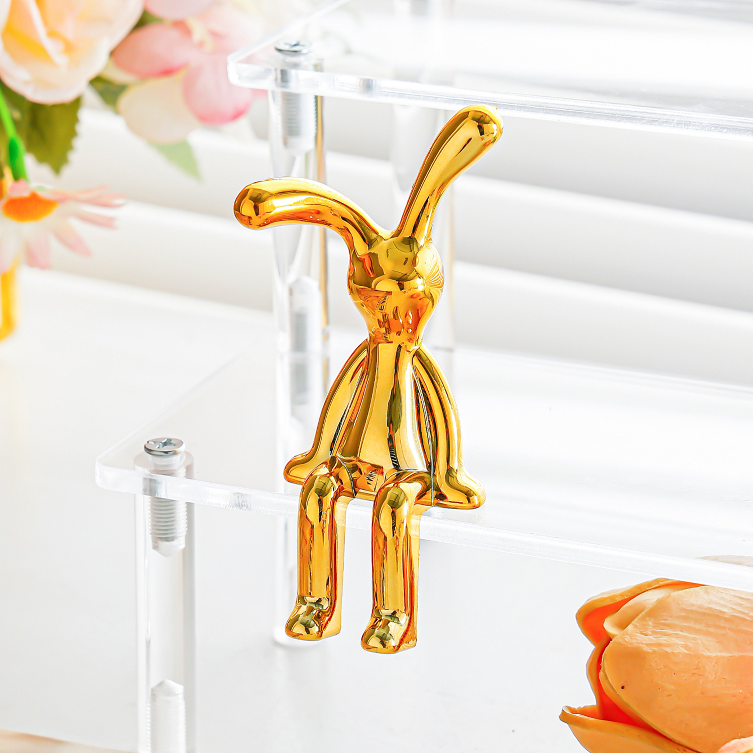 Golden Rabbit - [UV Electroplating]
