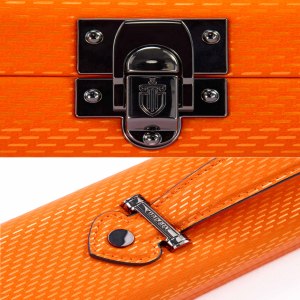 Estuche <span class=keywords><strong>de</strong></span> Taco <span class=keywords><strong>de</strong></span> Billar y Snooker <span class=keywords><strong>de</strong></span> Cuero Comestible Serie Meteor Hecho a Mano con <span class=keywords><strong>2</strong></span> Ranuras y Caja para Taco Recto - Product Image 3