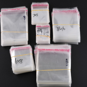 ถุงอะคริลิกใสแบบมีกาวในตัว ขนาด 4x6-12x14 ซม. บรรจุภัณฑ์นำกลับมาใช้ใหม่ได้ สำหรับเครื่องประดับและงาน DIY - Product Image 2