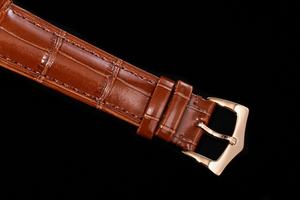 Montre mécanique haut de gamme 2025 avec cadran blanc automatique, bracelet en acier inoxydable et cuir, antichoc, style charmant, pour la mode - Product Image 6