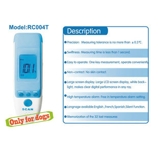 Termômetro Digital Veterinário para Animais de Estimação e Gado, Termômetro Infravermelho Sem Contato para Cães - Product Image 5