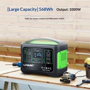 Centrale électrique portable Lvyuan 600W pour camping, voyages en voiture et autres usages extérieurs, haute puissance, stockage d'énergie, personnalisable. - Product Image 2