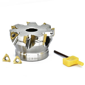 เครื่อง CNC Indexable 45 องศาเครื่องตัดกัดใบหน้าแทรก TF90-80-27-7T 3P เครื่องตัดผลิตภัณฑ์ประเภทเครื่องตัดมิลลิ่ง - Product Image 3