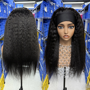 Perruque bandeau sans colle, cheveux vierges HD pré-épilés, prê<span class=keywords><strong>te</strong></span> à porter, lisse, avec cuticules alignées, en cheveux humains vietnamiens - Product Image 6