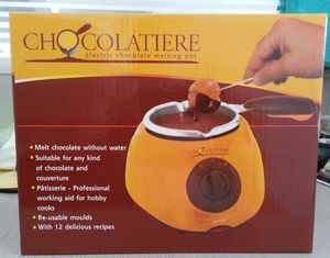 Ensemble de <span class=keywords><strong>fondue</strong></span> au chocolat <span class=keywords><strong>électrique</strong></span> 220V, capacité 250ml, contrôle de la température 40-80°C, usage domestique et commercial - Product Image 2