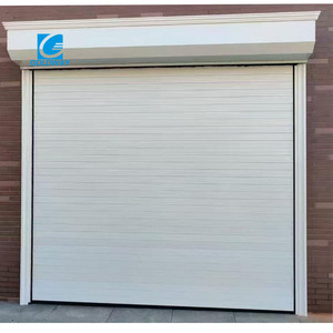 Portes de <span class=keywords><strong>garage</strong></span> à enroulement en alliage d'aluminium isolées avec télécommande automatique, antivol, design moderne - Product Image 6
