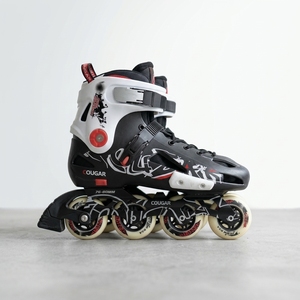 Used Professional Adult Freestyle Single Row Inline Skates Second Hand <strong>Roller</strong> <strong>Blades</strong> for Slalom Skating PU Wheels Soft Comfort - Product Image 1