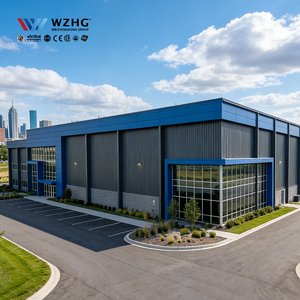 Sustainable Business Distribution Hub Prefab Steel Plant Anti Corrosion Material Oem Seismic Resistant Structure - Product Image 1