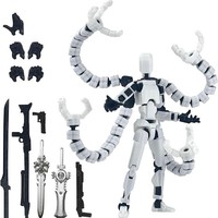 Figurine d'action T13 imprimée en 3D, multi-articulée, Titan 13 Lucky Dummy Nova Robot, figurine d'action, cadeaux