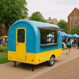 Camionnette de restauration mobile 2025 approuvée pour burgers, hot-dogs, glaces, style rétro - Product Image 5