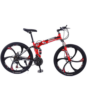 Bicicletta Pieghevole 24 Pollici, Spedizione Gratuita, Campione Disponibile, Bici 21 Velocità, 26 27.5 29 Pollici, Bicicletta per Adulti, Bicicletta da Montagna Pieghevole da Uomo - Product Image 4