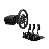 Simulador de Carreras CAMMUS F1, Asiento de Cabina, Volante y Pedales, Simulador de Conducción Dinámico con Chasis de Movimiento y Fuerza G