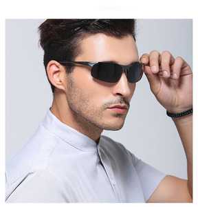 Lunettes de soleil polarisées en alliage d'aluminium et de magnésium, de luxe, pour la pêche et la conduite, pour hommes - Product Image 3