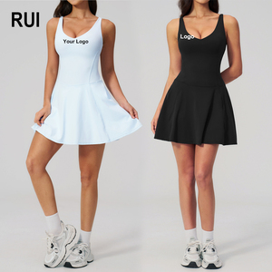 Falda Deportiva RUIQUWIN OEM para Mujer, Diseño Sexy, Color Sólido, Secado Rápido, Ligera y Transpirable, Ideal para Golf y Tenis - Product Image 1