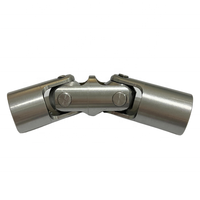 Acoplamiento Universal de Acero para Dirección Automática, Bloque de Pasador de 19 mm de Diámetro Exterior, Rodamiento, Juntas Universales, Mecanizado CNC, Estructura Doble, Antióxido, Aceite