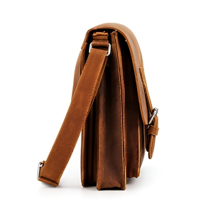 Premium <b>Real</b> <b>Leather</b> Messenger <b>Bag</b> Crossbody Shoulder Satchel Handmade for Office Work Travel Outdoor Sports Business Gift Style - Product Image 3