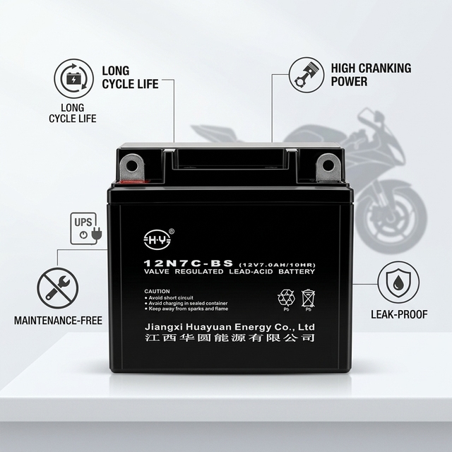 Sealed Maintenance Free Battery Motorcycle Battery 12N7C 12v 7ah Lead Acid Battery