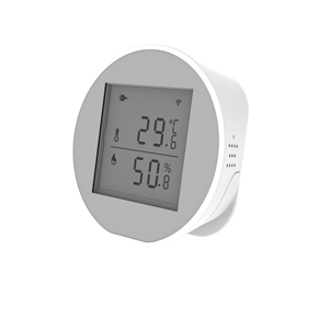 Hygromètre numérique intelligent Tuya Zigbee, thermomètre, température et humidité intérieures, compatible avec Alexa Google Home, matériau ABS - Product Image 1