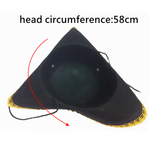 Chapeau de Pirate de Cosplay de fête d'halloween, chapeau de Style pastoral, chapeau de luxe de guerre révolutionnaire - Product Image 2