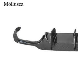 สำหรับ C-Class W204 4 ประตู/2 ประตู รุ่น C63 สไตล์คาร์บอนไฟเบอร์  ลิ้นกันชนหลัง  ดิฟฟิวเซอร์หลัง ปี 2007-2014 - Product Image 5